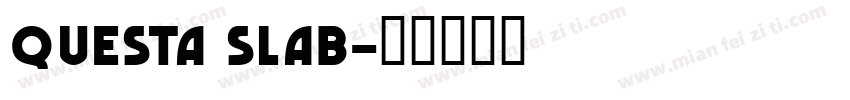 questa slab字体转换